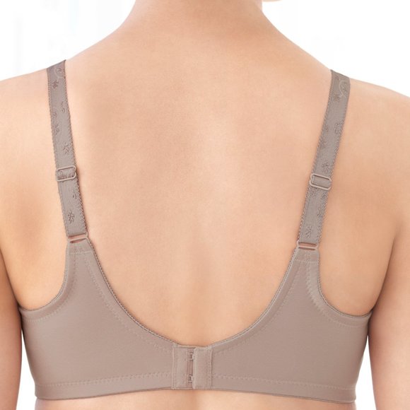 Set of 3! 32C Glamorise ELEGANCE Bra (UNDERWIRED) Embroidered SUPPORT TAUPE NEW - Picture 7 of 14